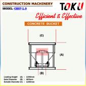 Concrete Bucket (CBST-0.5 / CBST-1.0)