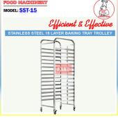 Stainless Steel 15 Layer Baking Tray Trolley (SST-15)