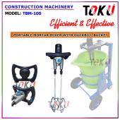 Portable Mortar Mixer with Duckbill Bucket